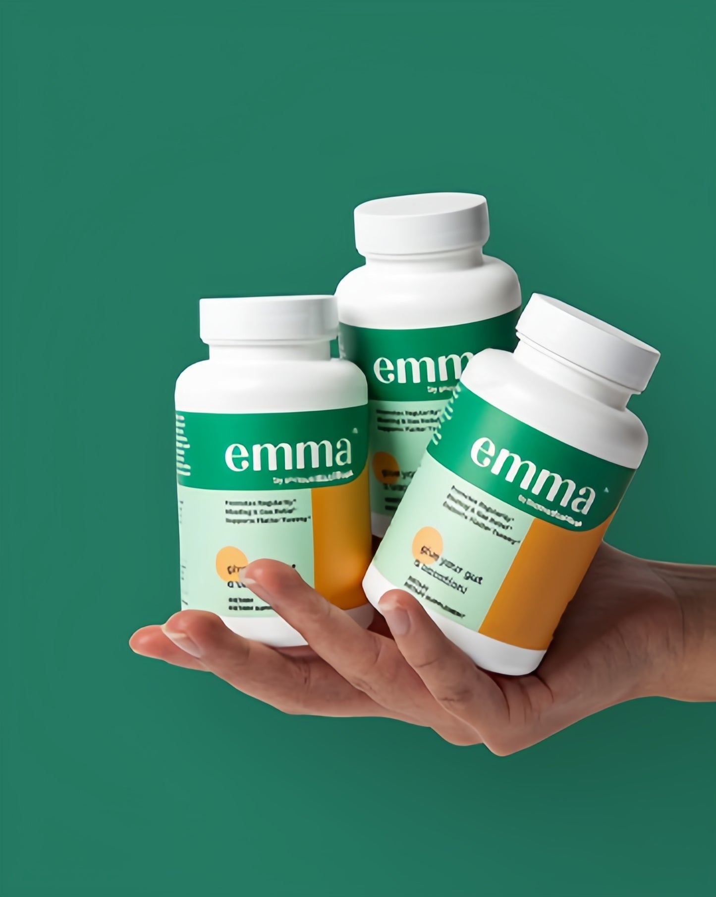 Emma Gut Health Doctors Endorsed Supplement - 60 Capsules - Relief from Gas and Bloating, Repairs Leaky Gut with Magnesium, Berberine, Vitamin D, Quercetin & More - Gut Health & Colon Cleanse Formula