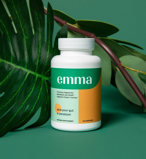 Emma Gut Health Doctors Endorsed Supplement - 60 Capsules - Relief from Gas and Bloating, Repairs Leaky Gut with Magnesium, Berberine, Vitamin D, Quercetin & More - Gut Health & Colon Cleanse Formula